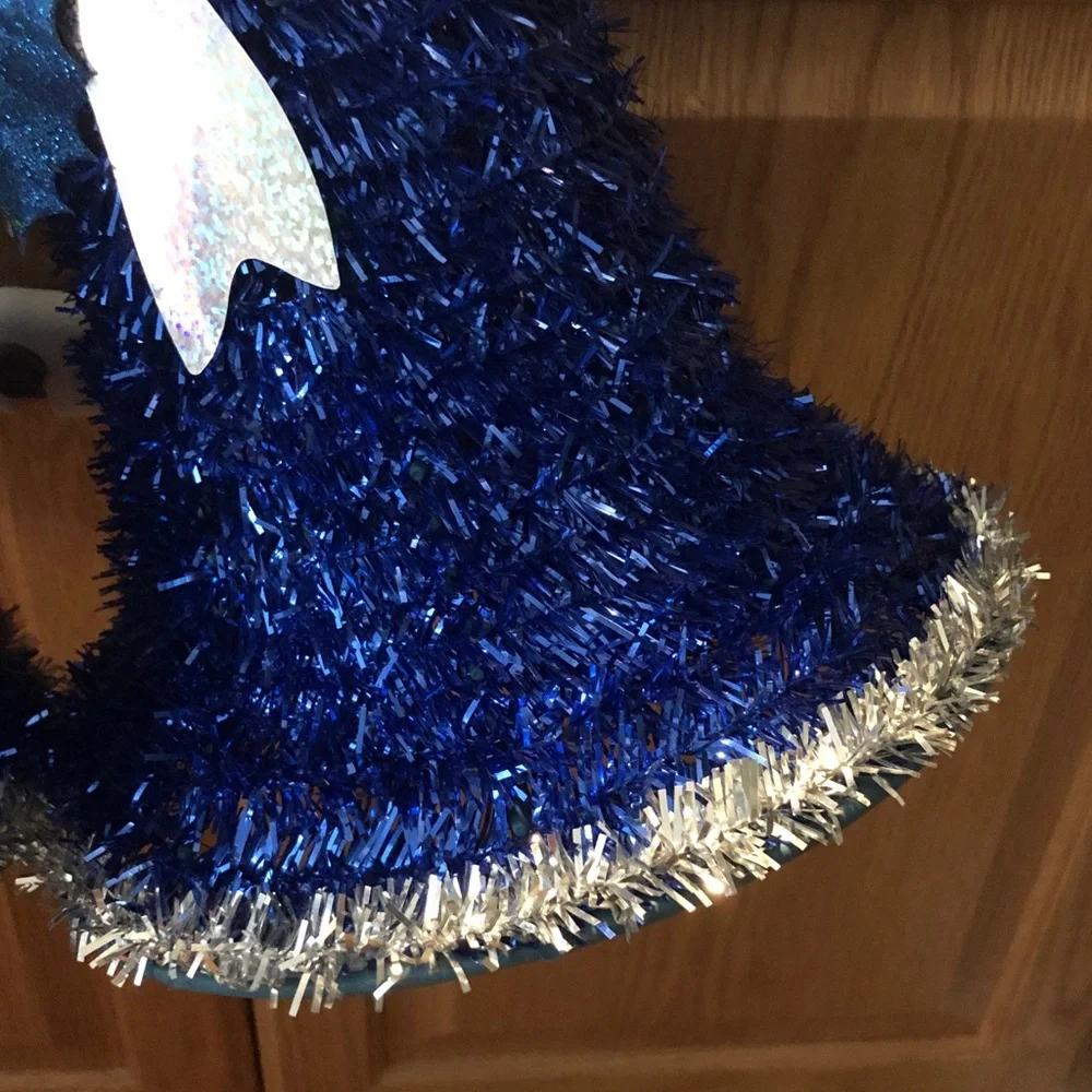Decorative Holiday Bells with Silver Trim